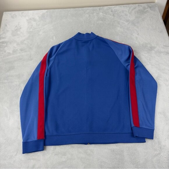 Vintage Nike FC Barcelona Blue/Red Track Jacket Men's Size XXL Full Zip - Picture 4 of 16